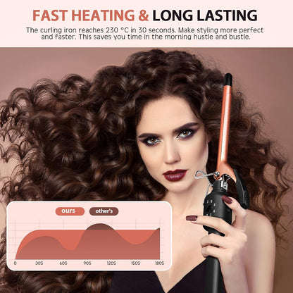 HyAdierTech Mini Ceramic Curling Iron 13mm C-16-13mm