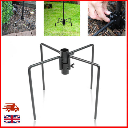 DIVCHI 4‑Spike Bird Feeder Stabilizer for Outdoor Garden Use