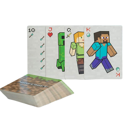 Minecraft Collectible Card Deck with Metal Tin Box – 52 Cards