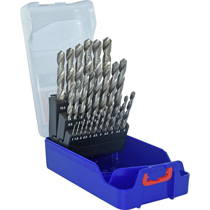 Tivoly T-Box HSS Metal Drill Bit Set, 1-13mm, Precision Drilling