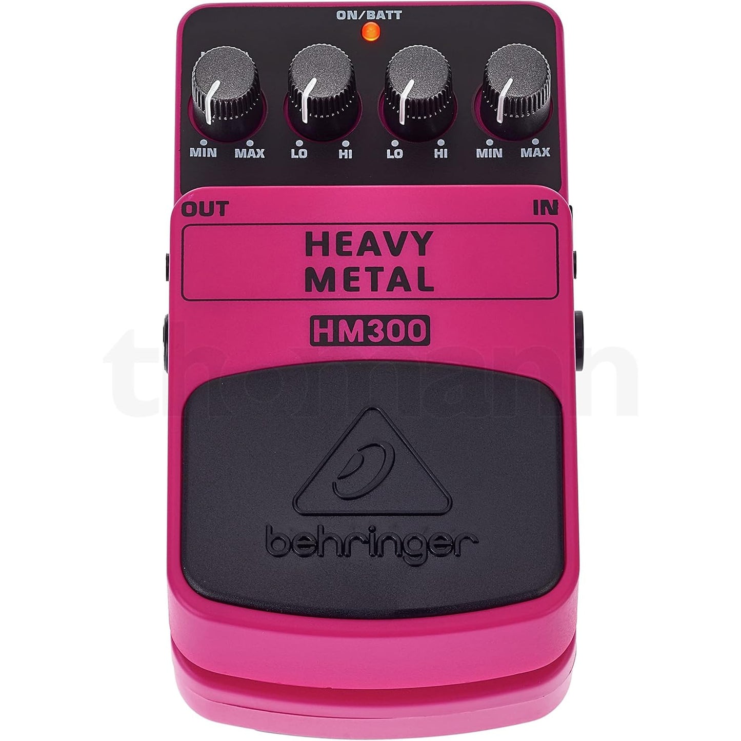 Behringer HM-300 Pink Heavy Metal Guitar Distortion Pedal