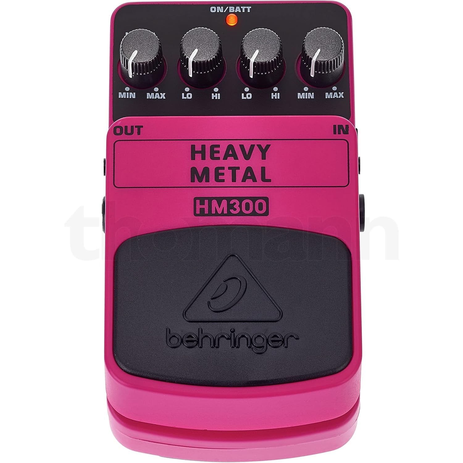 Behringer HM-300 Pink Heavy Metal Guitar Distortion Pedal
