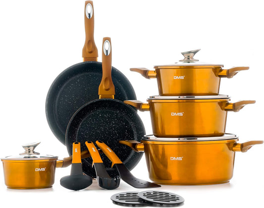 DMS 15-Piece Cookware Set Induction
