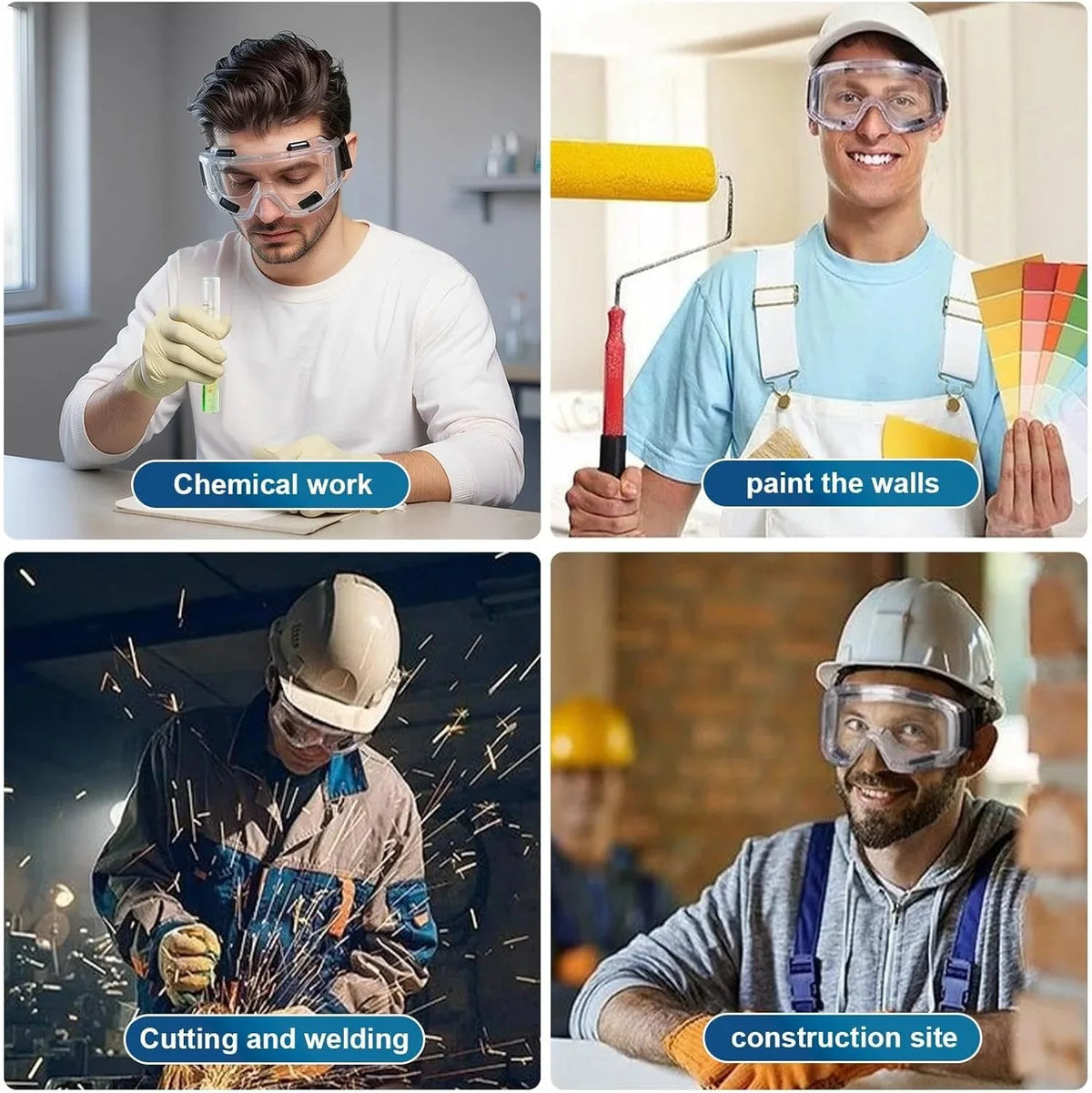 Anti-Fog Safety Glasses with Adjustable Headband - Gomix Brands Outlet