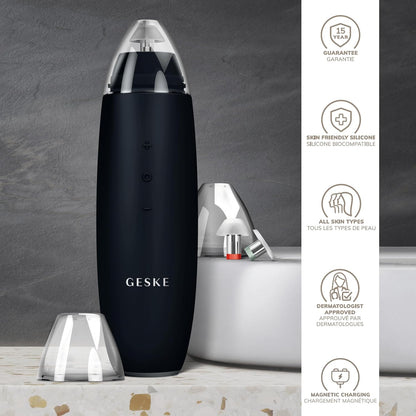 GESKE SmartAppGuided MicroDermabrasion Blackhead Remover 7-in-1