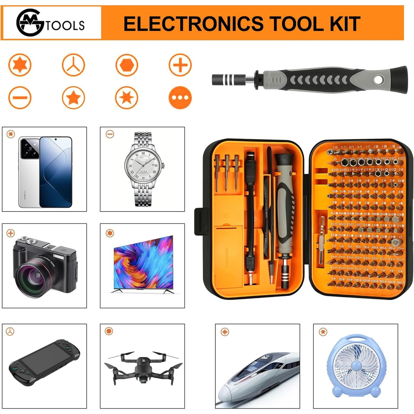 130 in 1 Precision Magnetic Screwdriver