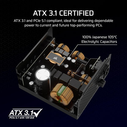 Corsair RM750x 750W Fully Modular ATX 3.1 Power Supply