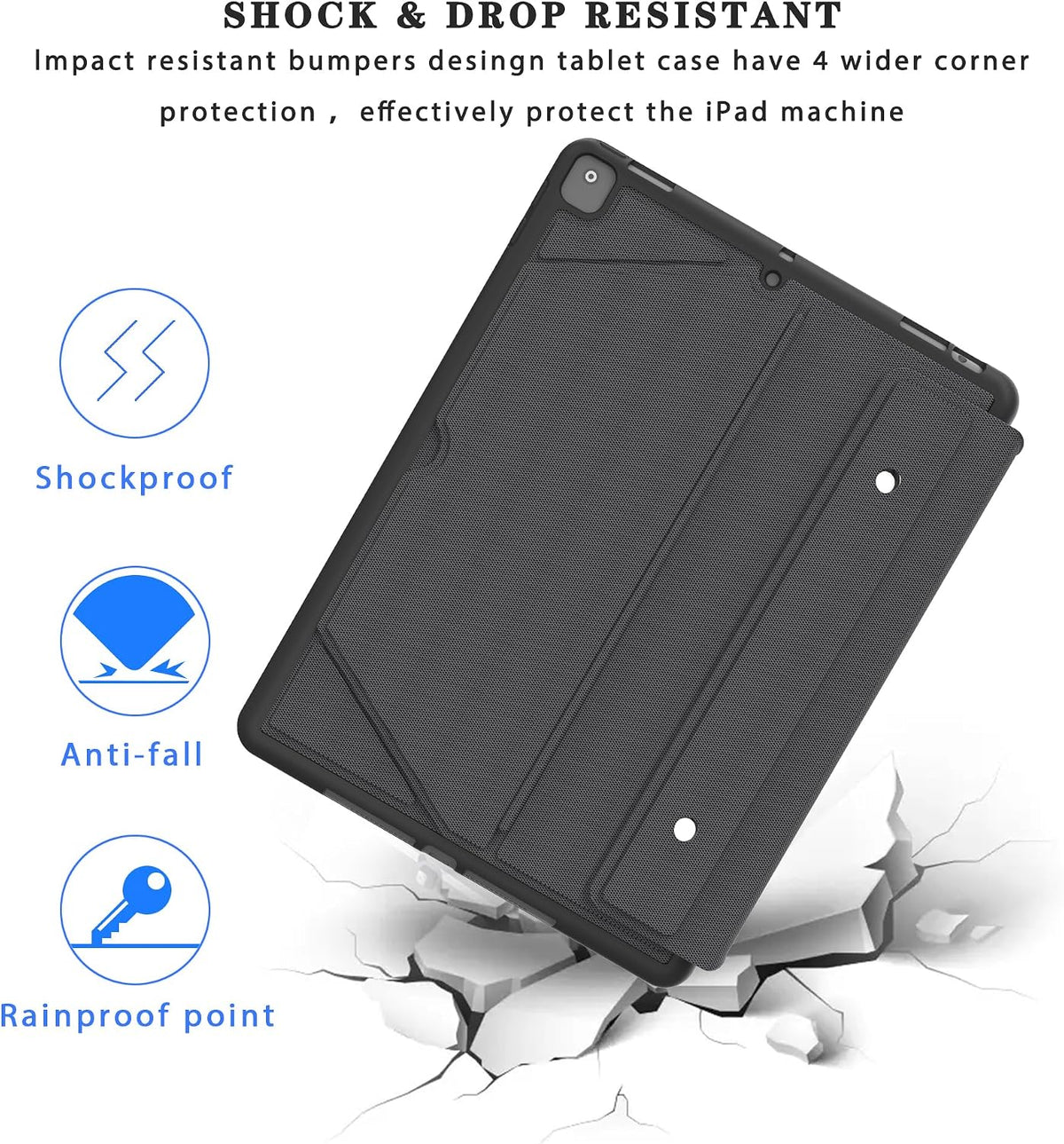 VANKEYPAD W-FR IP10.2 Keyboard Case for iPad 10.2 Inch