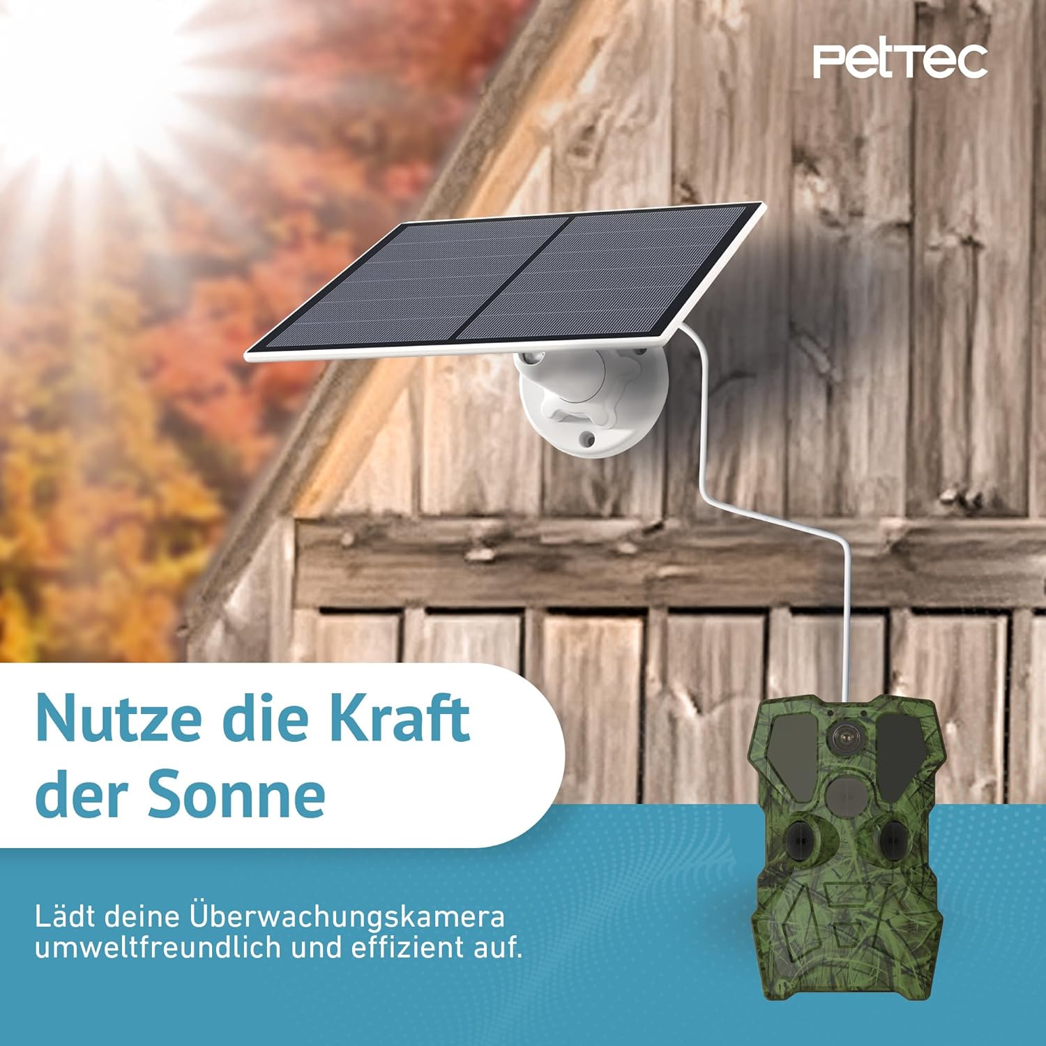 Solar Pet Cam Charging Panel