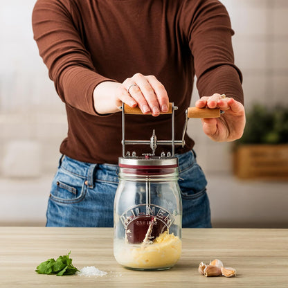 Kilner Traditional Glass Butter Churner Homemade Artisan Butter Maker