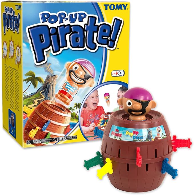 TOMY Pop Up Pirate Skill Game for Family Fun