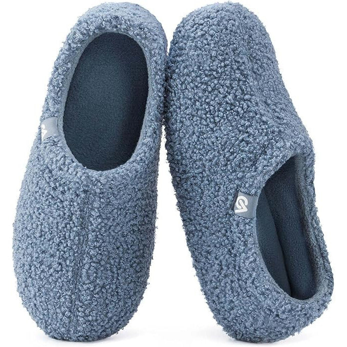 VeraCosy Women's Fuzzy Memory Foam Non‑Slip Slippers