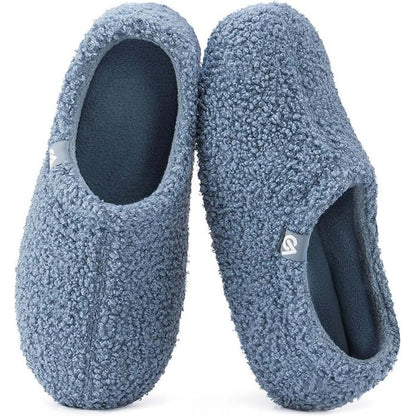 VeraCosy Women's Fuzzy Memory Foam Non‑Slip Slippers