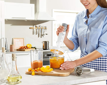 Bosch ErgoMixx 600W Hand Blender: Powerful Immersion Mixer, Whisk, Chopper