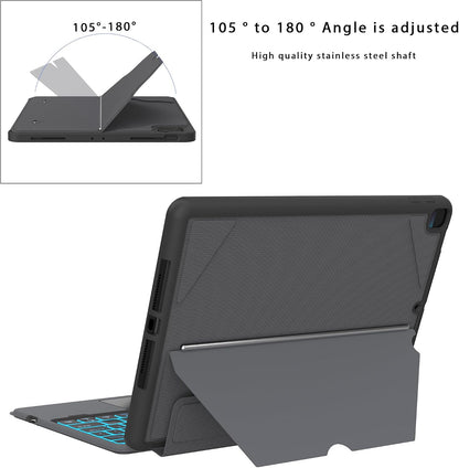 VANKEYPAD W-FR IP10.2 Keyboard Case for iPad 10.2 Inch