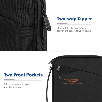 MoKo 9‑11 Inch Padded Tablet Sleeve with Carry Handle