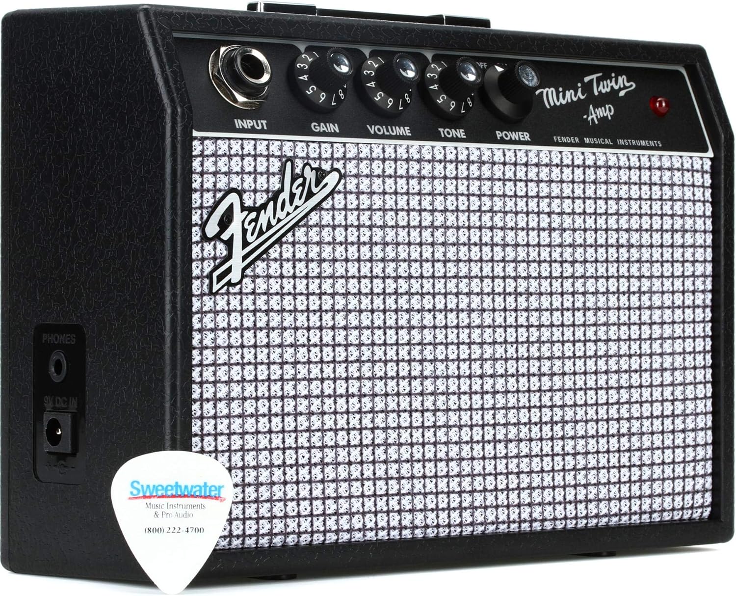Fender Mini 65 Twin-Amp 1-Watt Portable Black Guitar Amplifier