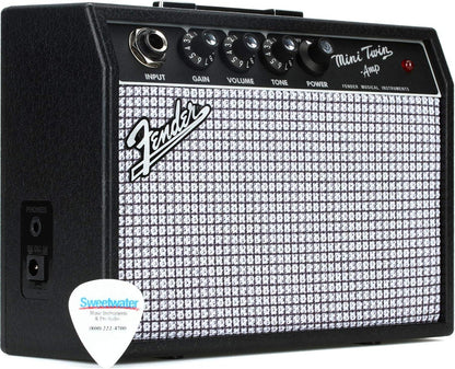 Fender Mini 65 Twin-Amp 1-Watt Portable Black Guitar Amplifier - Gomix Brands Outlet