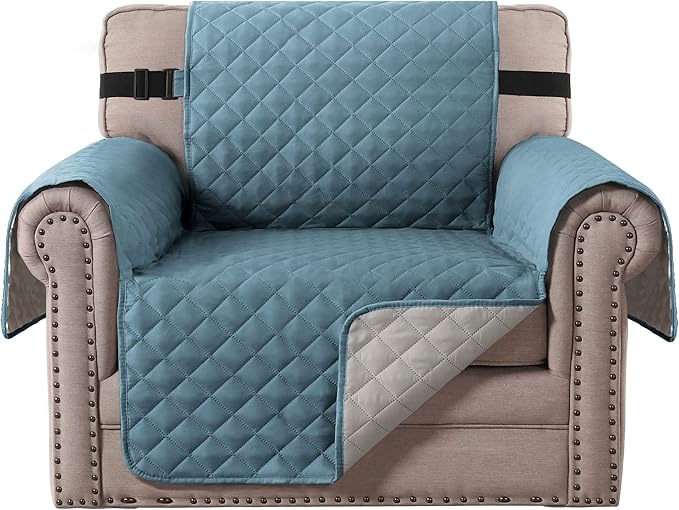 Water-Resistan Sofa Slipcover – Smoke