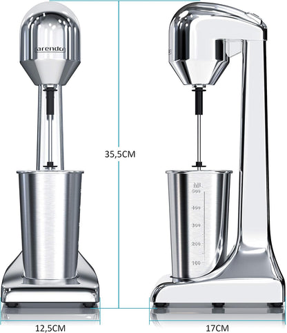 Arendo 23033072 Electric Drink Mixer 100W Silver
