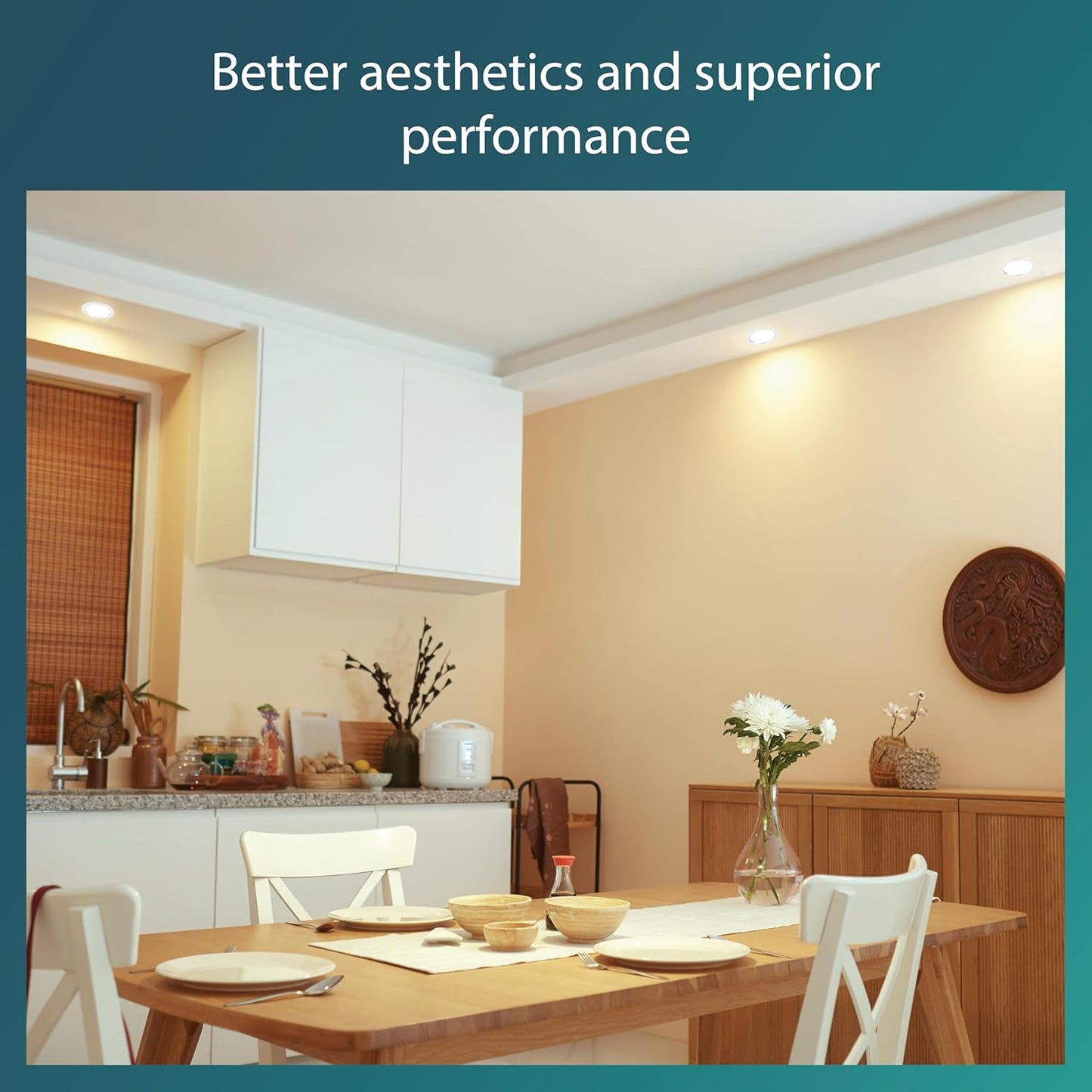 Philips Energy‑Saving LED Downlight White 3000K Classic Design