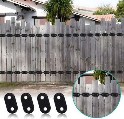 DBREAKS Privacy Screen Mounting Kit Weatherproof 105 pcs Black