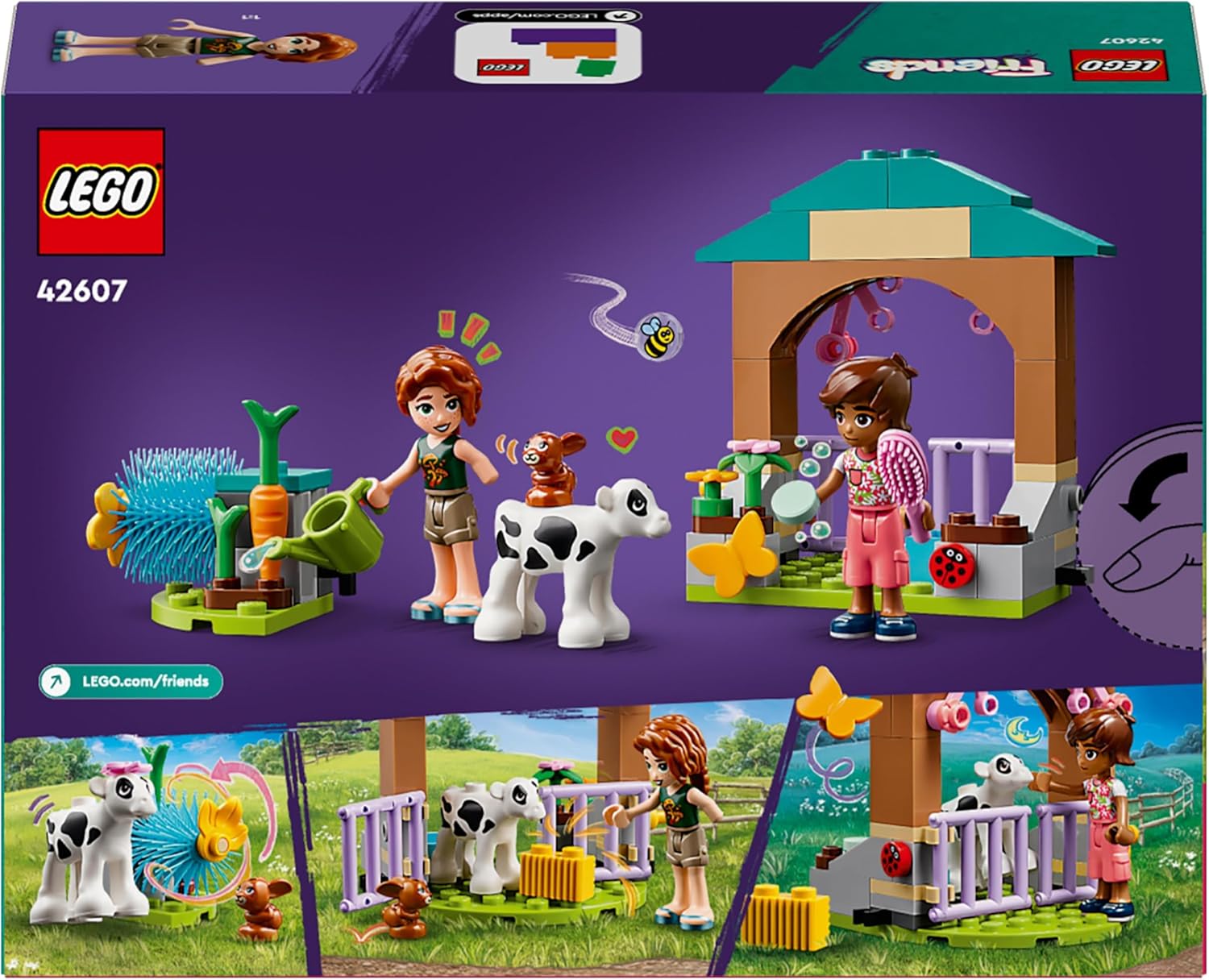 LEGO Friends Autumns Calf Hutch Farm Playset with Rabbit