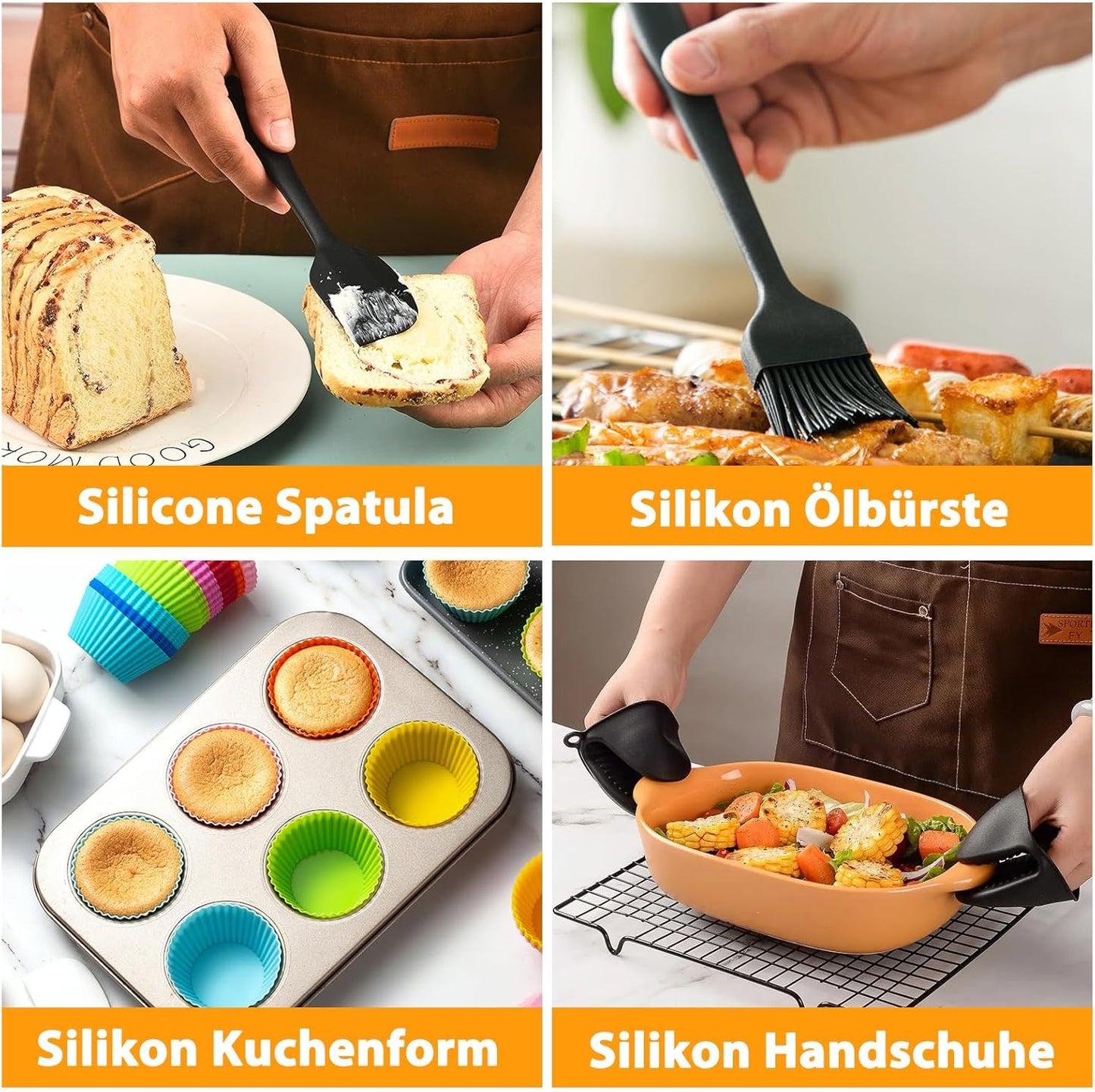 23-Piece Philips Dual Basket Airfryer Accessory Set with Silicone Moulds