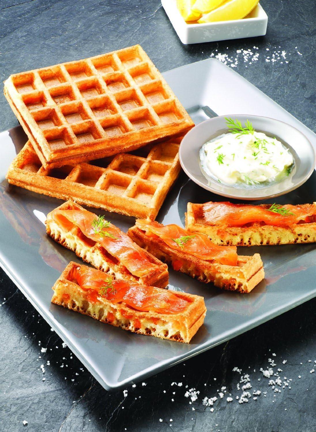 Tefal Snack Collection Waffle Plate Set with Recipe Book - Gomix Brands Outlet
