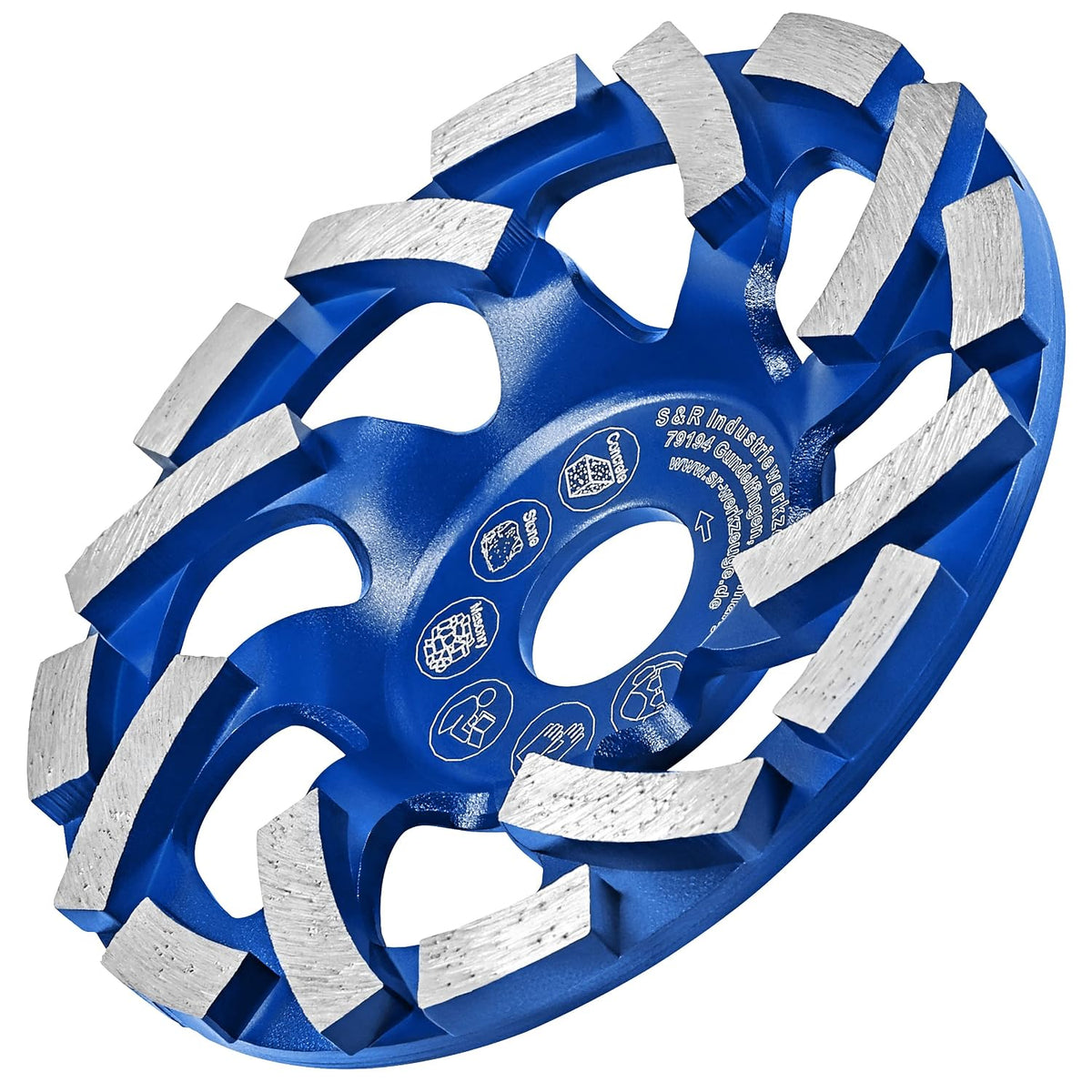 S&R 252.980.125 Diamond Cup Grinding Wheel 125mm