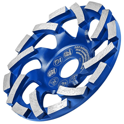 S&R 252.980.125 Diamond Cup Grinding Wheel 125mm