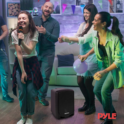 Pyle Portable Bluetooth Karaoke PA Speaker with 600W Power
