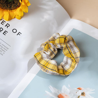 Scrunchie Headwear Hair Tie Checkered