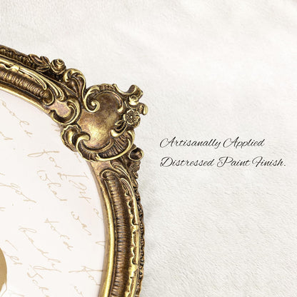 Sunlit Vintage Oval Picture Frame 5x7 Bronze, Brushed Finish