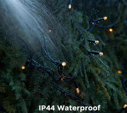 WISD 200 LED String Lights 22.8 m Warm White Dimmable with Timer 12 Modes IP44 Indoor Outdoor