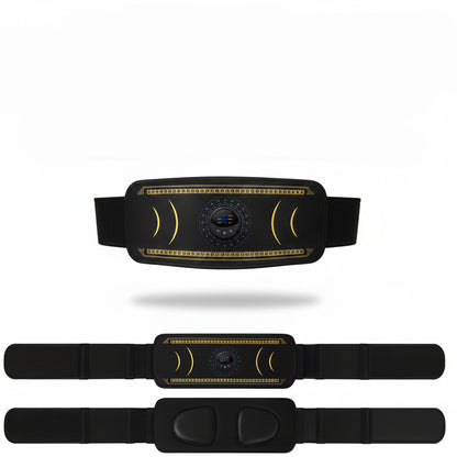 Hiviss EMS Muscle Stimulator Abs Trainer USB Rechargeable Black