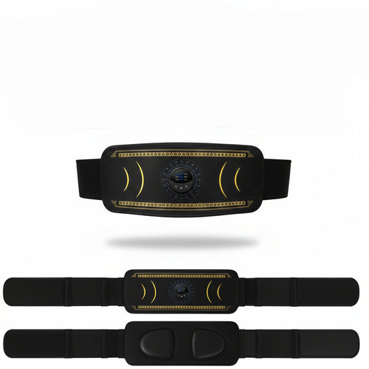 Hiviss EMS Muscle Stimulator Abs Trainer USB Rechargeable Black