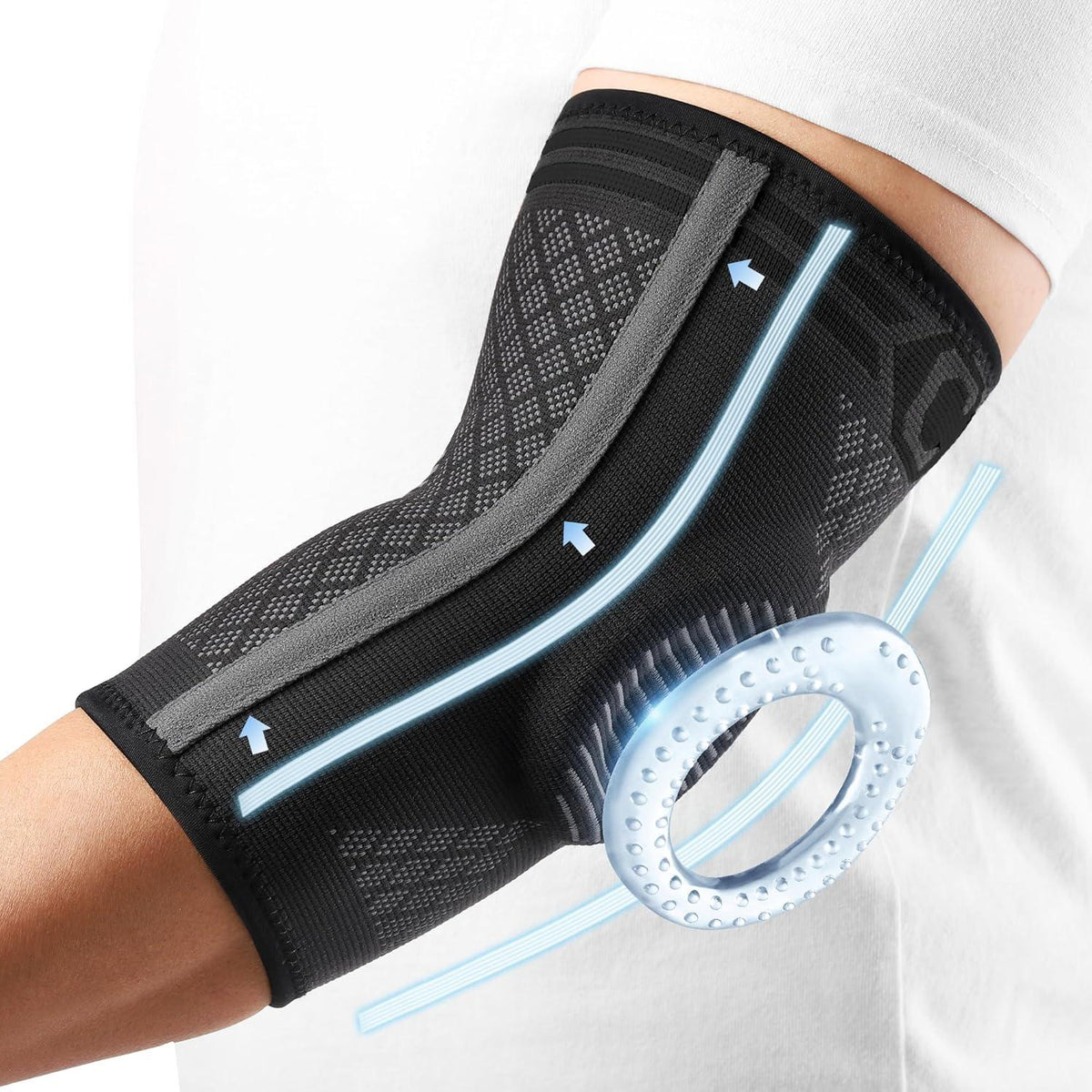 Ultimate Elbow Support Brace for Tendonitis, Tennis, Golf, and Weightlifting Pain Relief - Gomix Brands Outlet