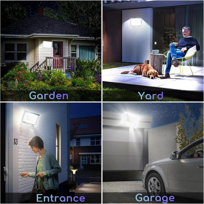 100W 10000LM Outdoor LED Motion Detector Spotlight – IP67 Waterproof