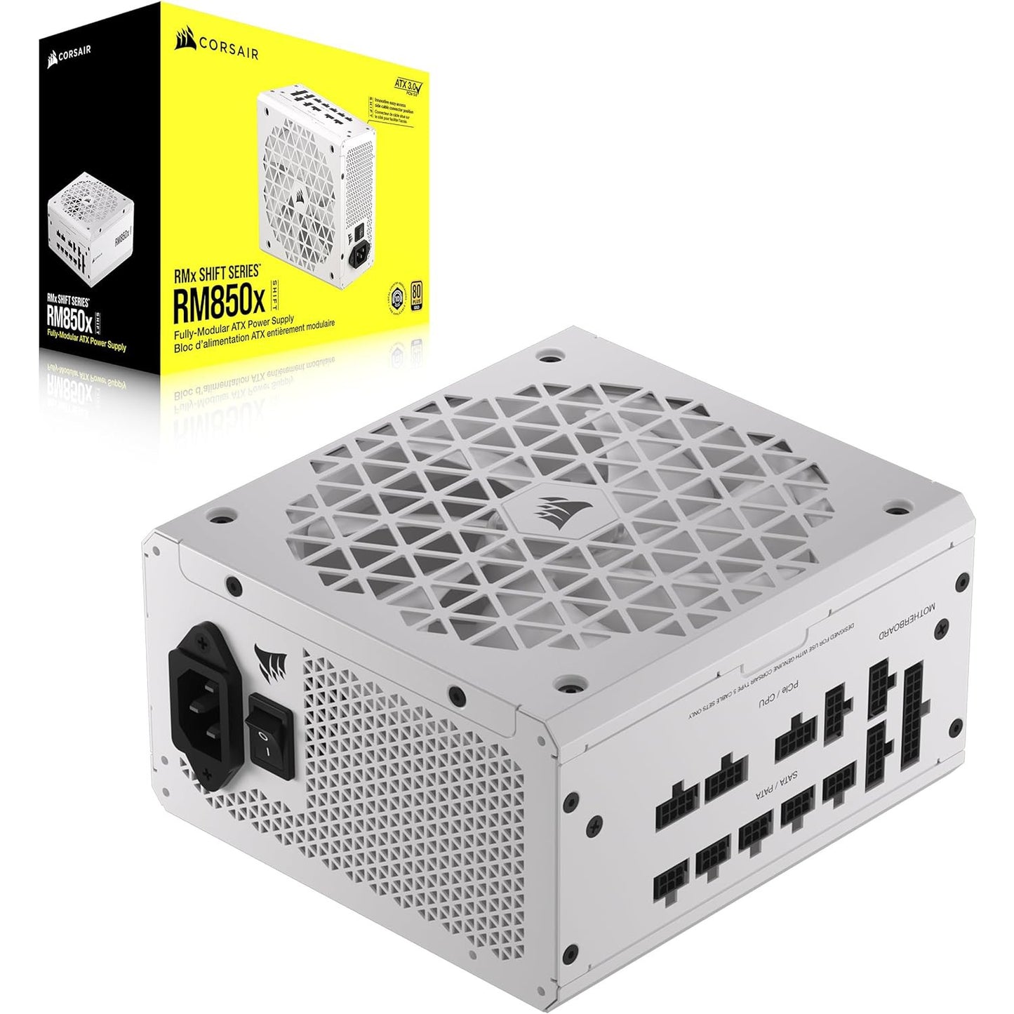 Corsair RM850x SHIFT 850W Fully Modular White Power Supply