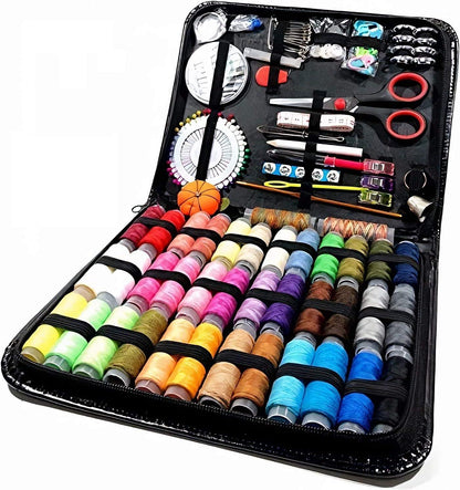 Willa Deluxe 183-Piece Hand Sewing Kit: Portable Organizer for Crafting & Repairs - Gomix Brands Outlet