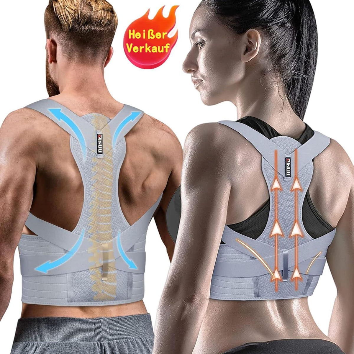 Ultimate Back Posture Corrector for Men and Women, Adjustable Shoulder Support - Gomix Brands Outlet