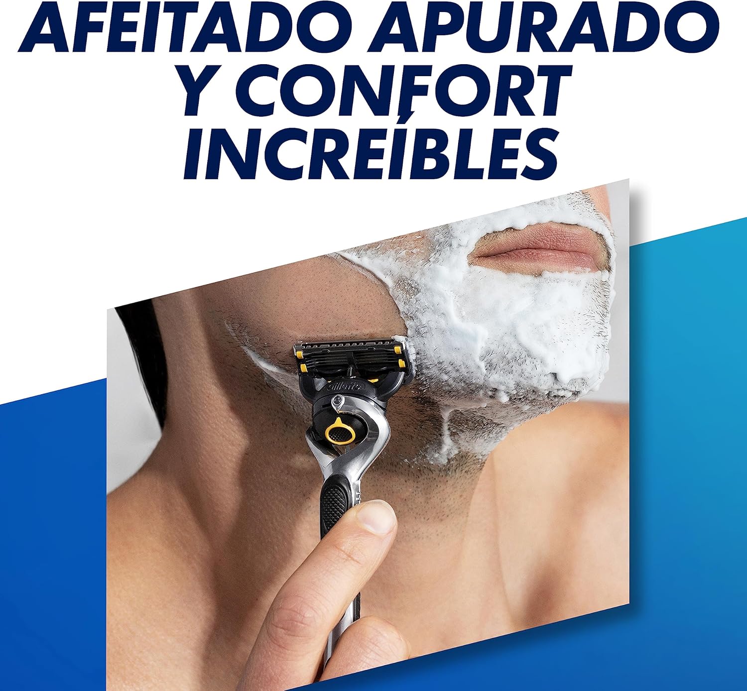 Gillette ProShield 9-Blade Razor with FlexBall Skin Protection