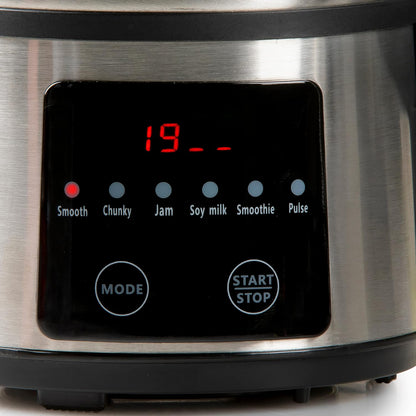DOMO DO727BL 1.2L Stainless Steel Soup Maker with 6 Programs