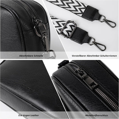 TANTOMI Women's Multifunctional Crossbody Bag with Spacious Compartments