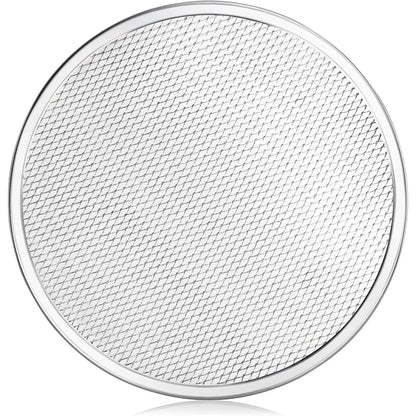 New Star Foodservice 50677 Restaurant-Grade Aluminum Pizza Baking Screen, Seamless, 12-Inch
