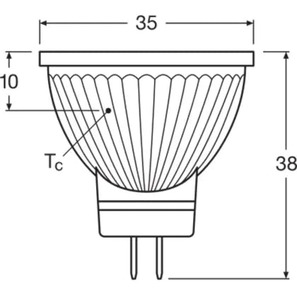 Osram Star LED Spotlight GU4 MR11 1.8W