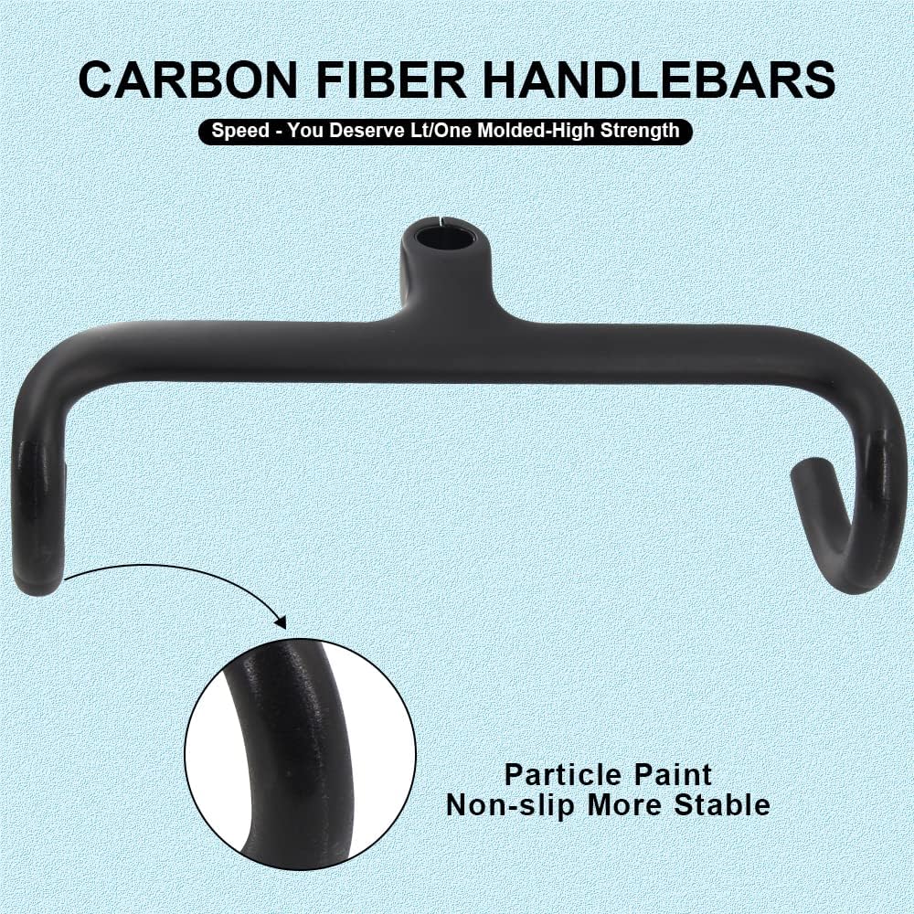 RXL SL Carbon Integrated Road Bike Handlebar 420x90mm UD Matte