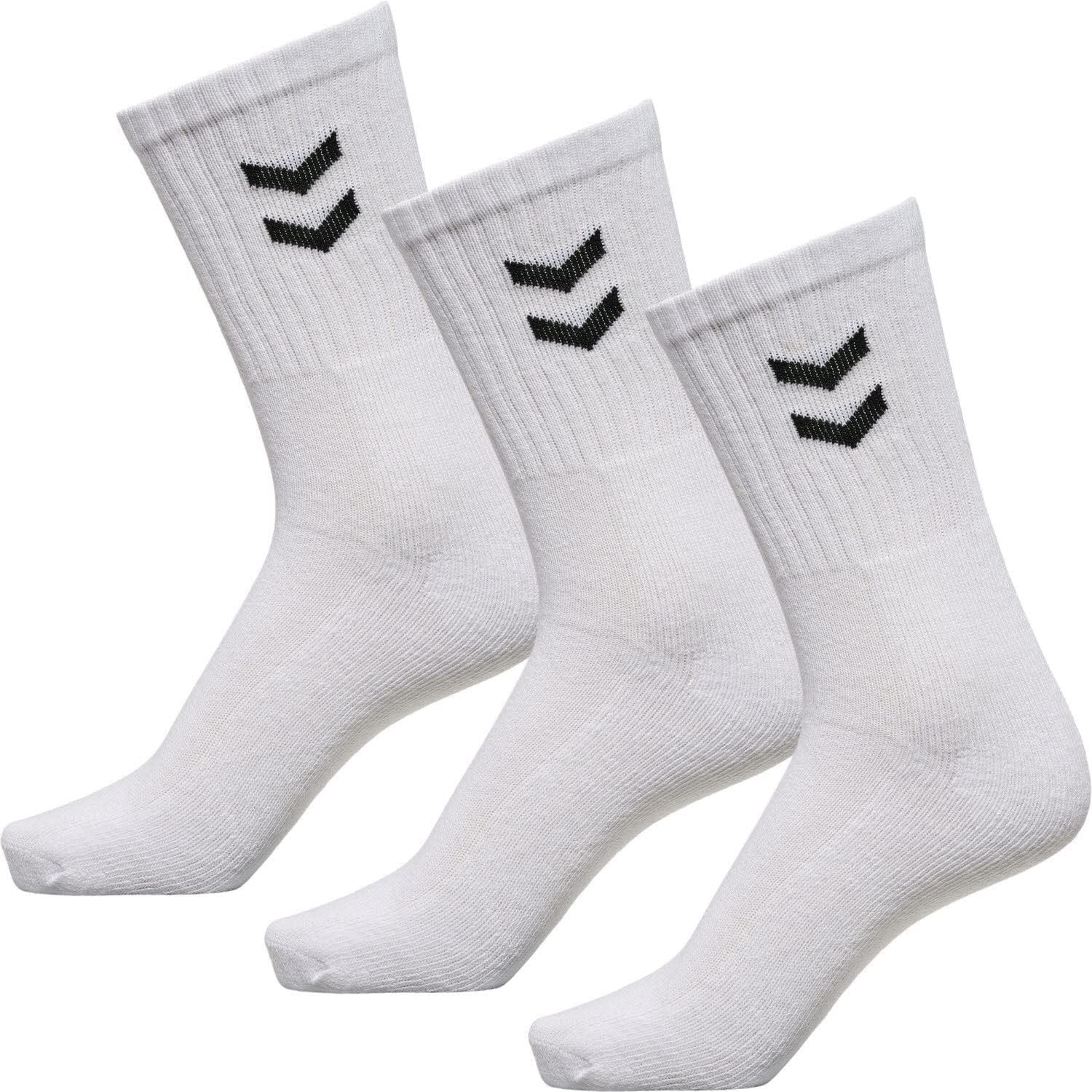 hummel Unisex Sports Socks Pack of 6 – Moisture‑Wicking Reinforced Toe