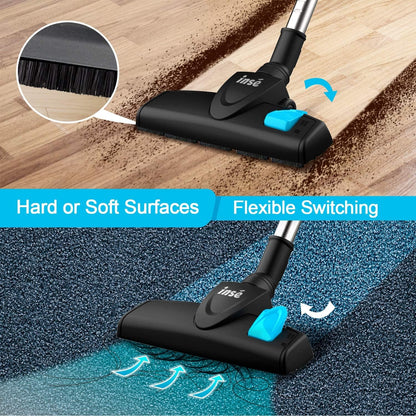 INSE I5 600 W Corded Stick Vacuum Cleaner 18 kPa Suction 6 m Cable Blue